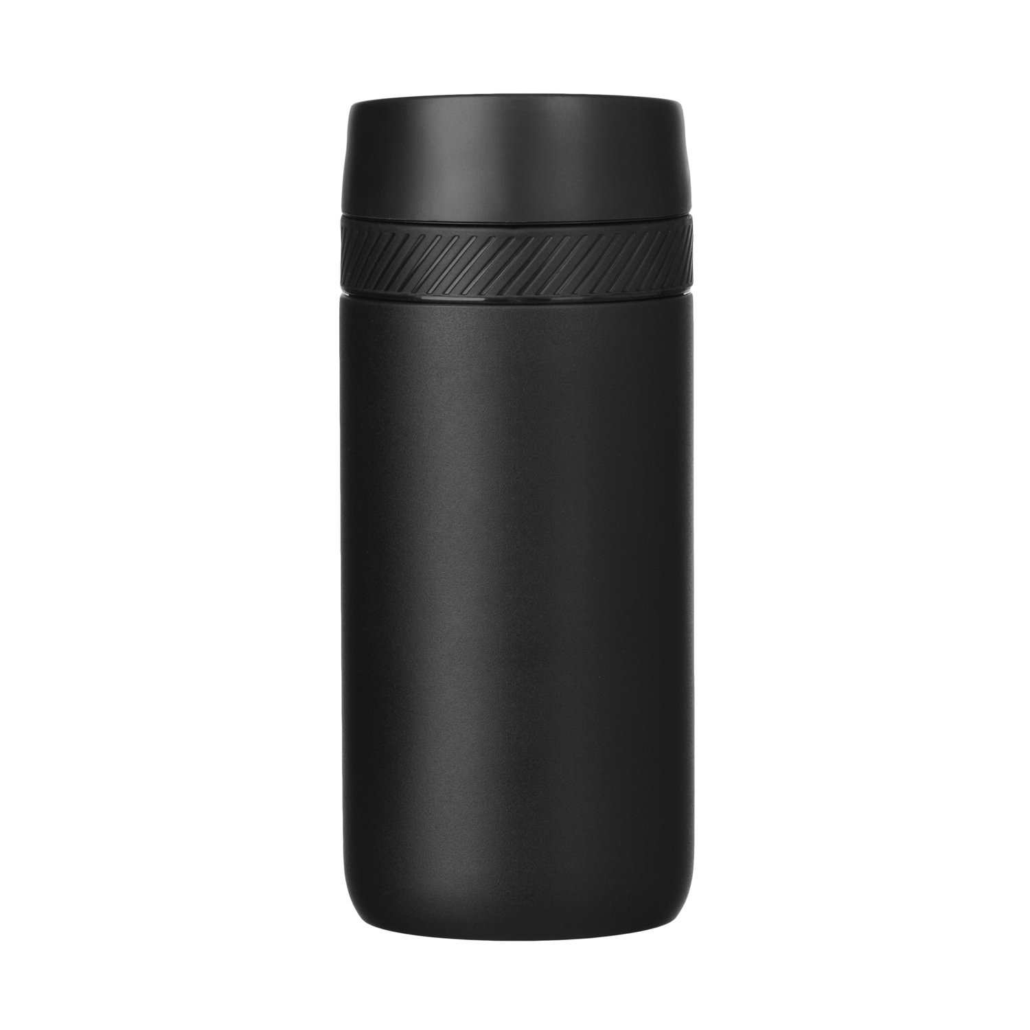 Термокружка вакуумная Толедо (Toledo), черная глянцевая