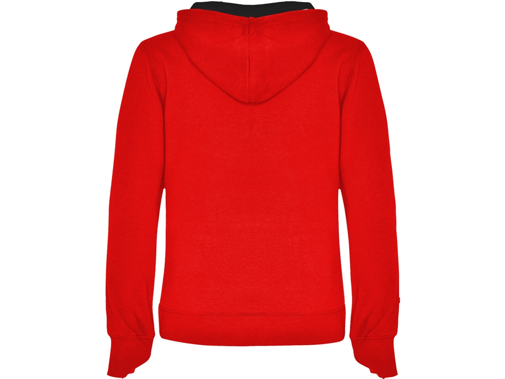 Толстовка с капюшоном Urban женская, красный/черный