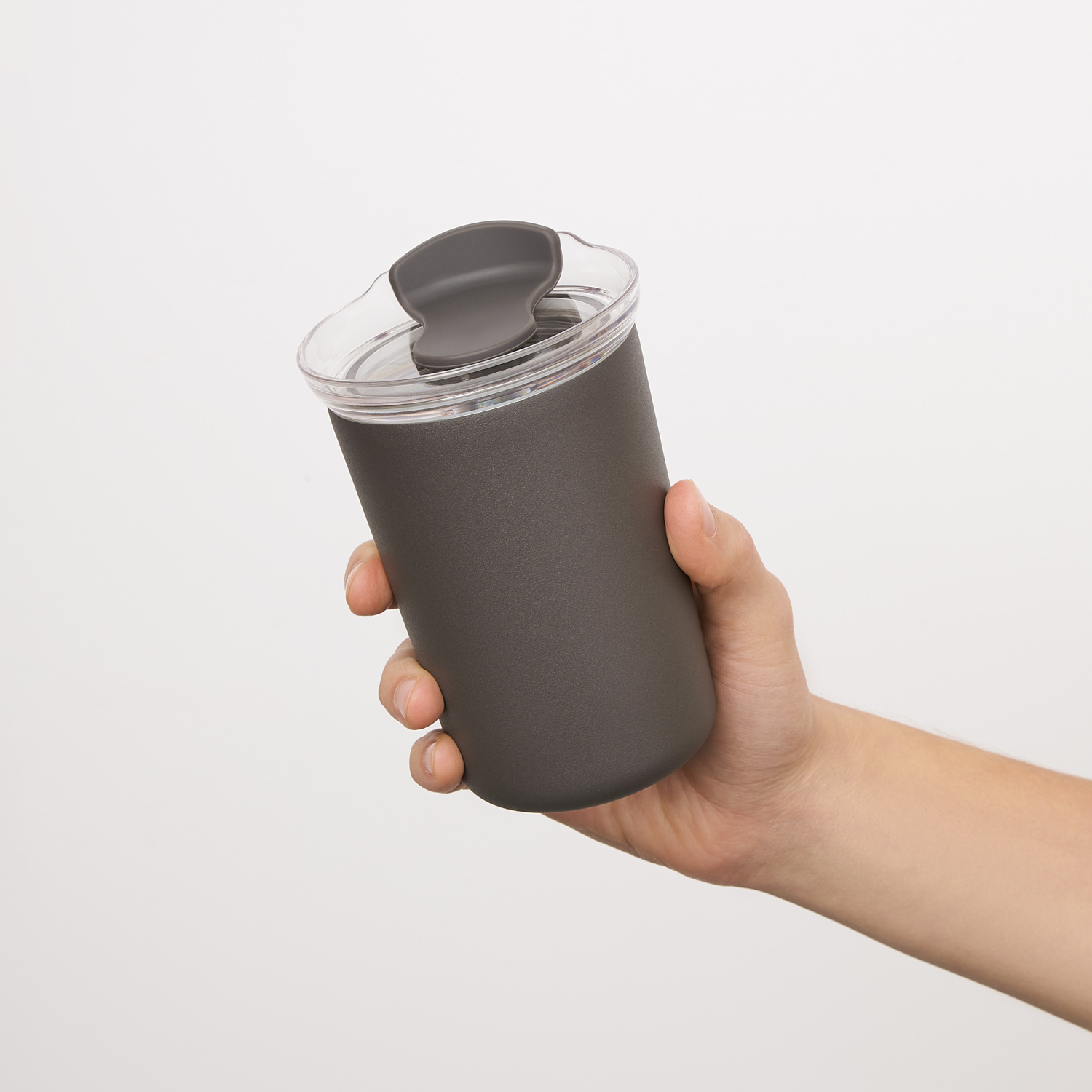 Термокружка вакуумная Страда (Strada), серая