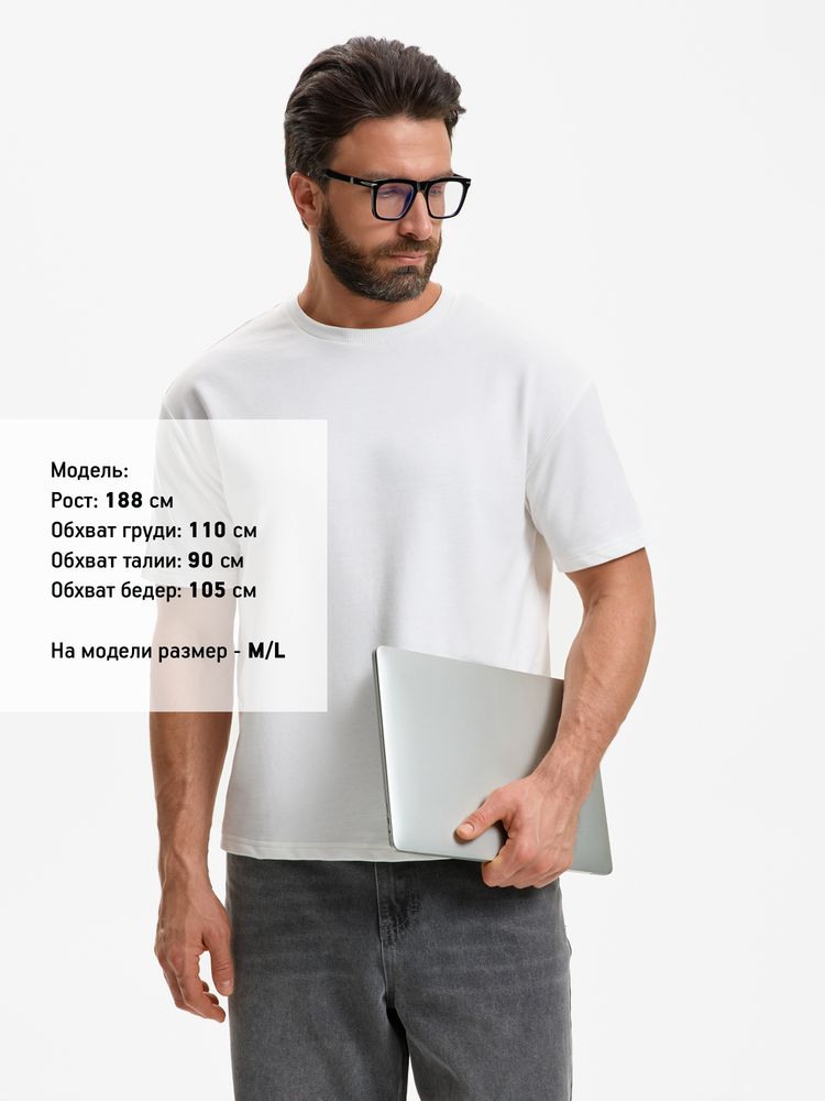 Футболка унисекс Durington, белая, размер 3XL/4XL