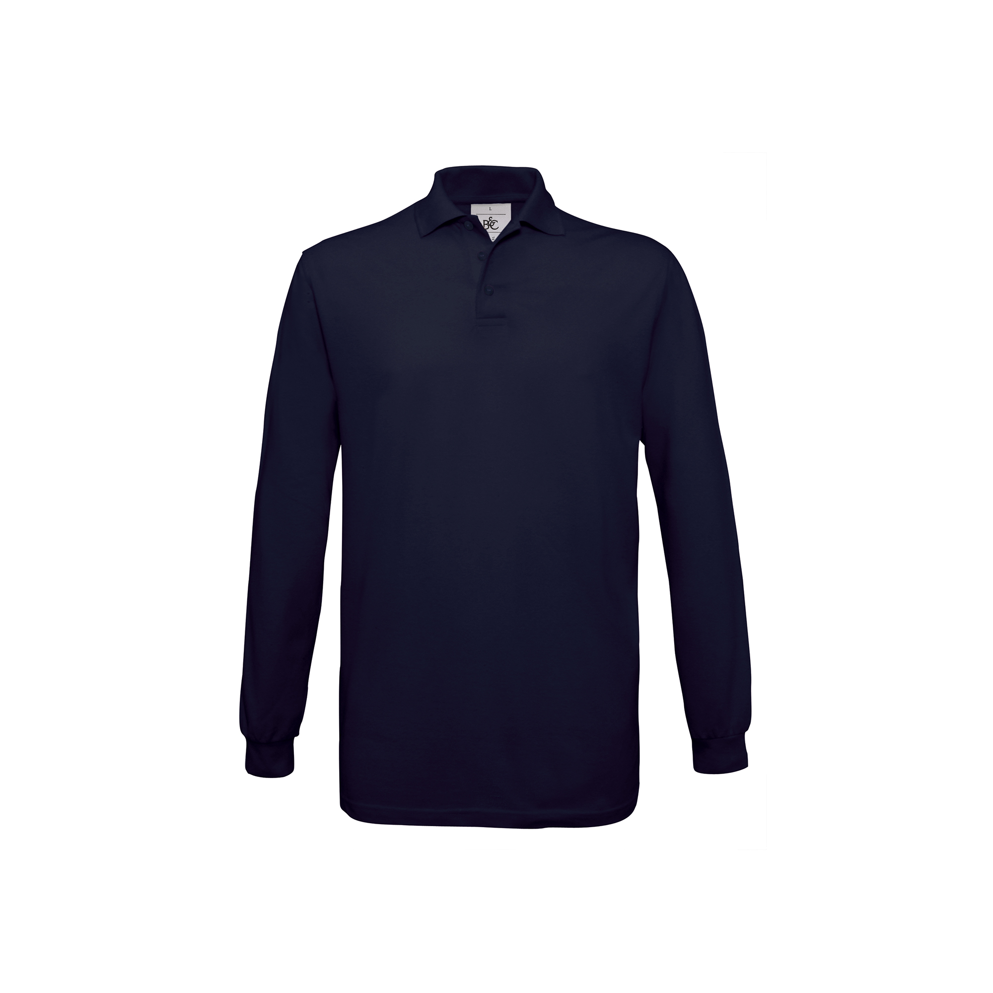 Поло с длинным рукавом Safran LSL, темно-синий