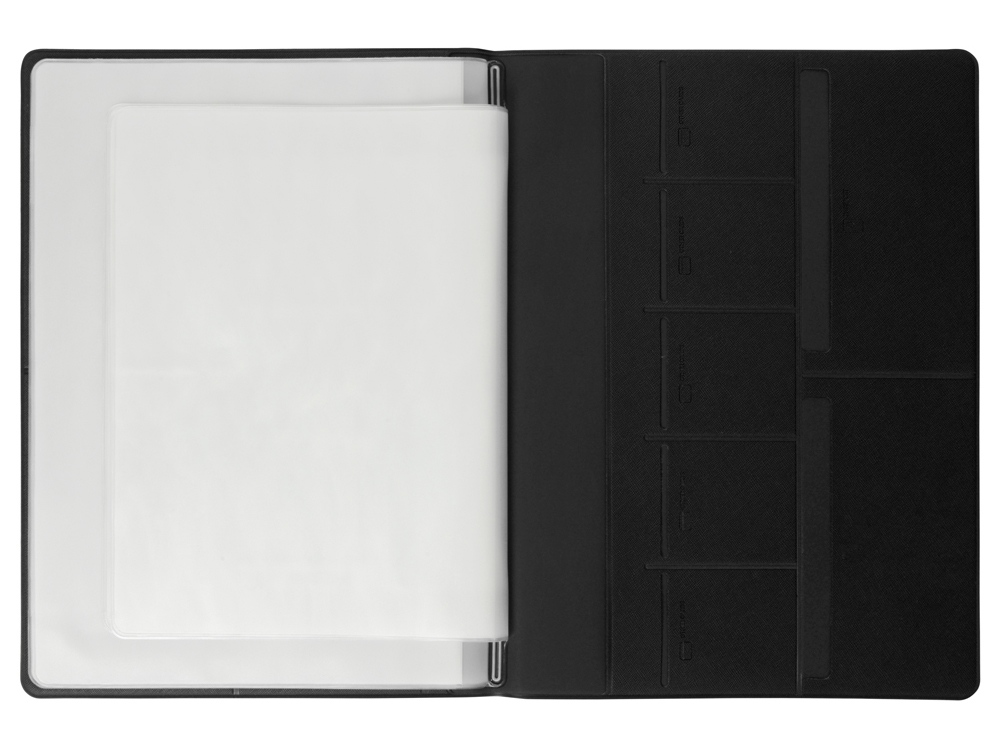 Органайзер Favor для семейных документов на 4 комплекта документов, формат А4, черный