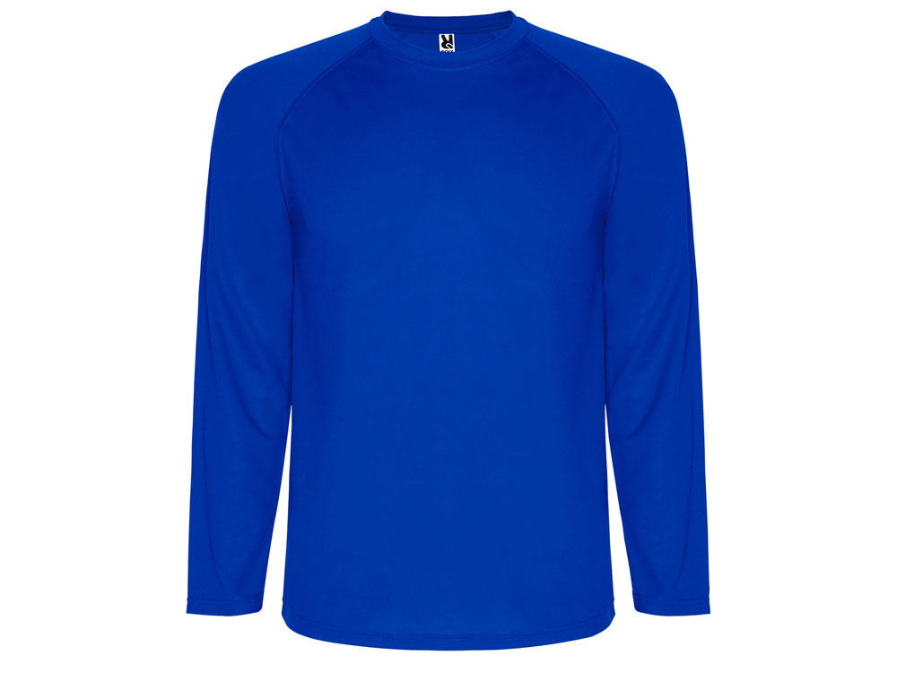 Футболка с длинным рукавом Montecarlo мужская с логотипом Roly | Print Logo