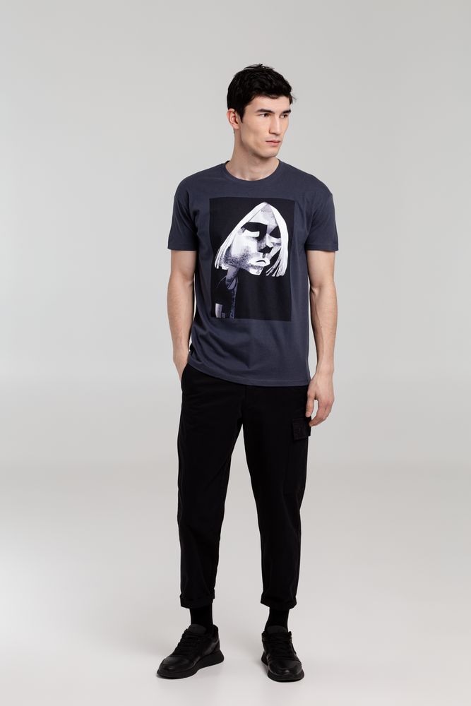 Футболка «Меламед. Kurt Cobain» — пример нанесения логотипа (Author's) | Print Logo