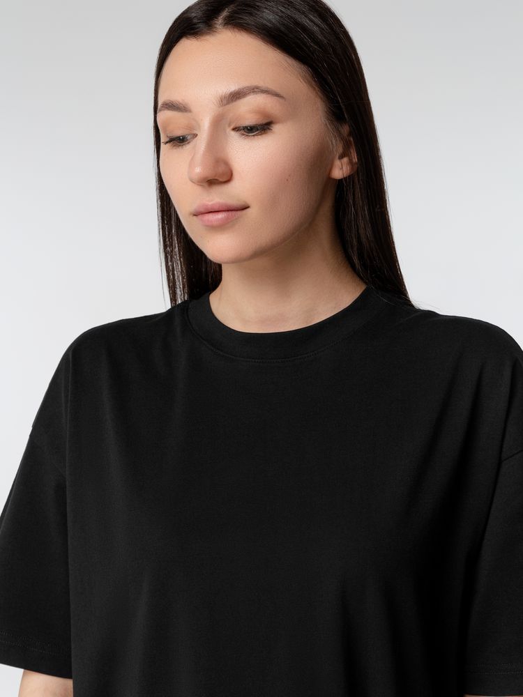 Футболка оверсайз женская Boxy Women, темно-серая (графит), размер S