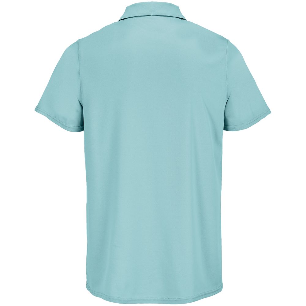 Рубашка поло унисекс Pitcher, голубая (морская волна), размер L