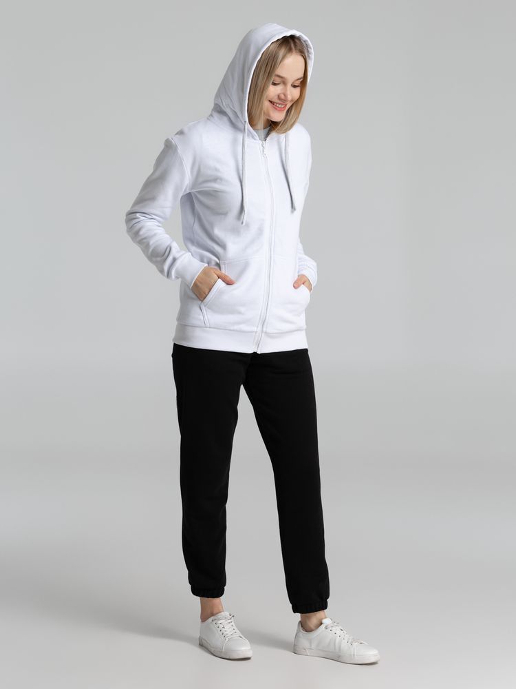Толстовка на молнии с капюшоном Siverga Heavy 2.0, белая, размер 3XL