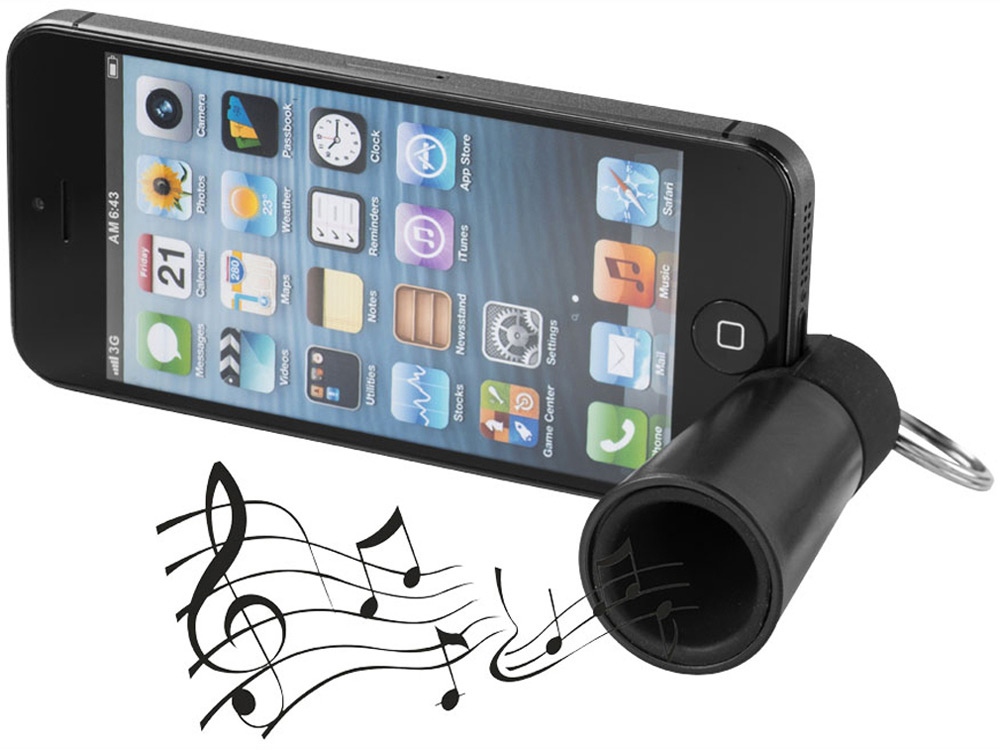 Усилитель-подставка для смартфона Sonic, черный