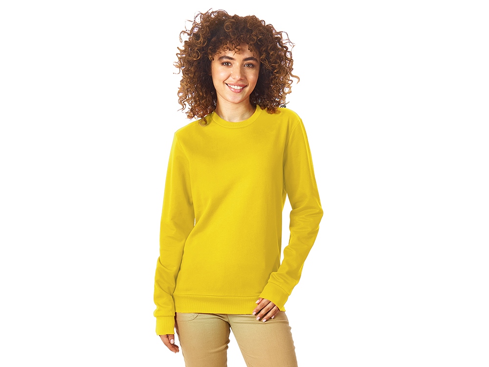 Свитшот Motion унисекс с начесом, жёлтый