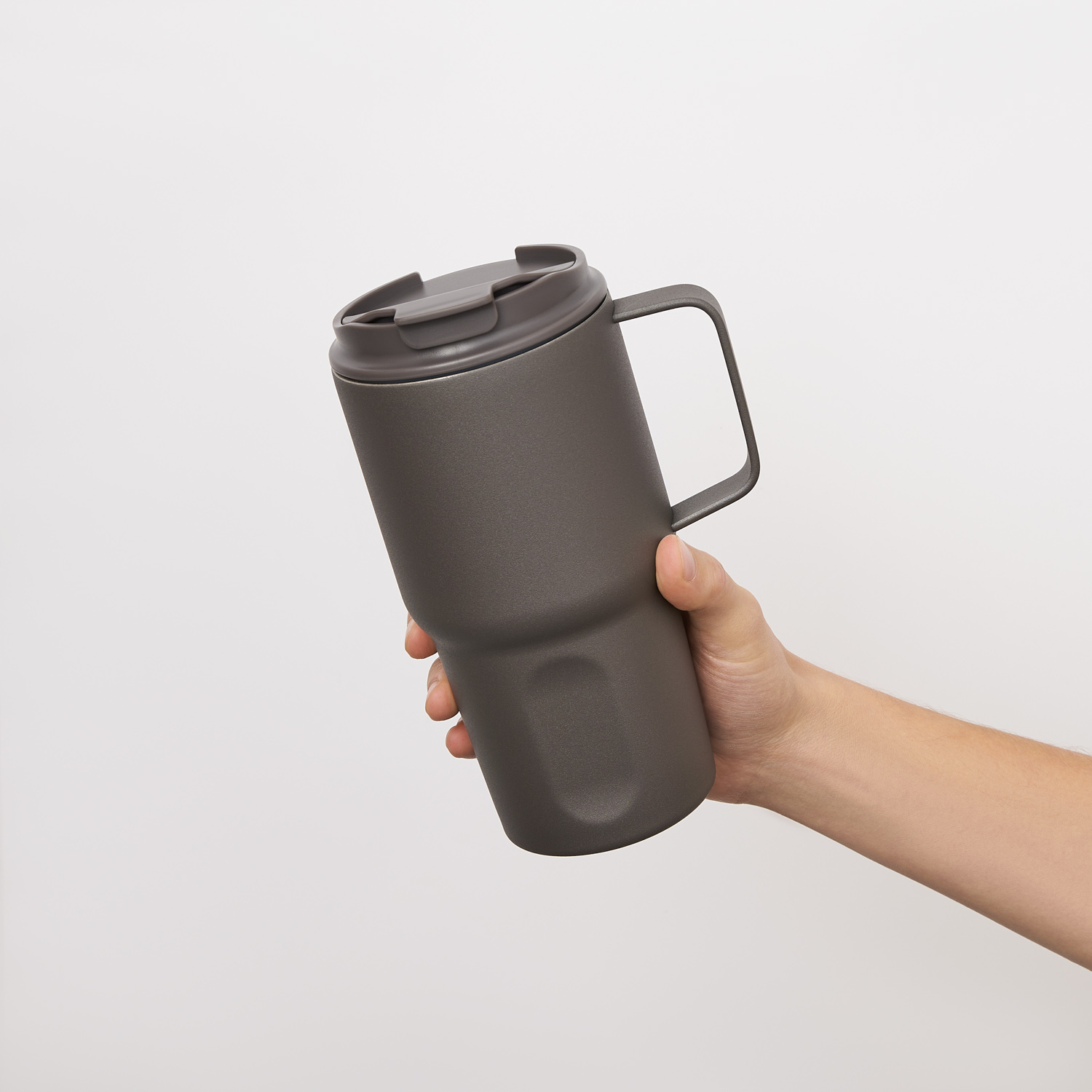 Термокружка вакуумная Авентура, серая