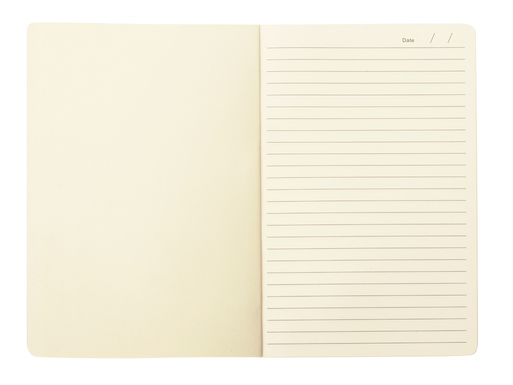 Блокнот А5 в бумажной обложке, белый