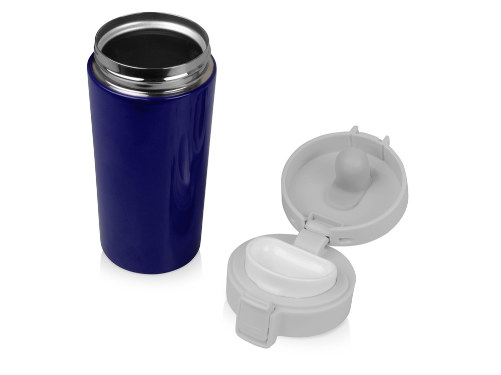 Герметичная термокружка Trigger 380мл, синий