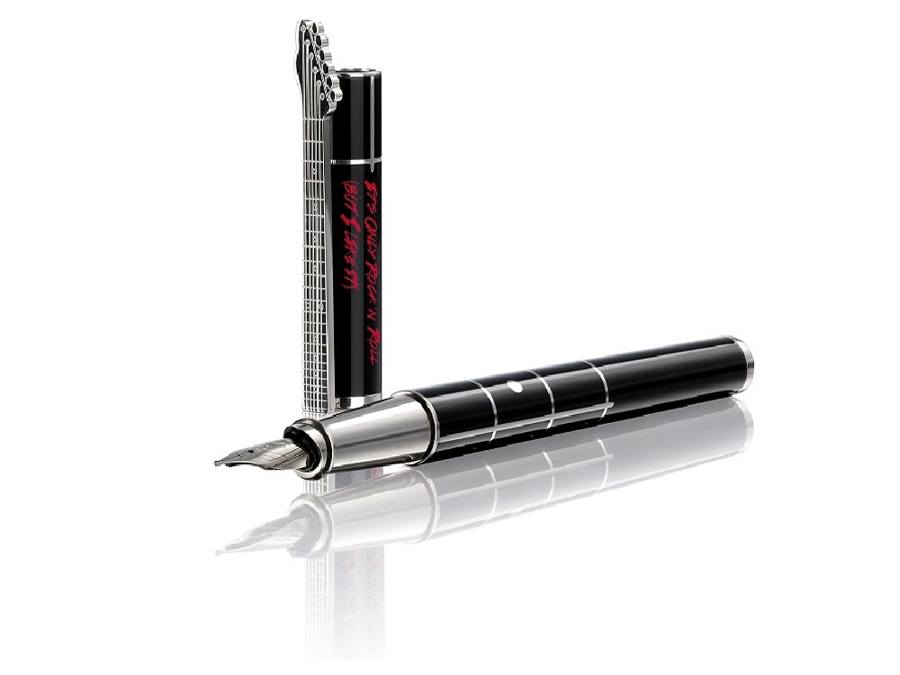 Ручка перьевая Rolling Stones с логотипом S.T. Dupont | Print Logo