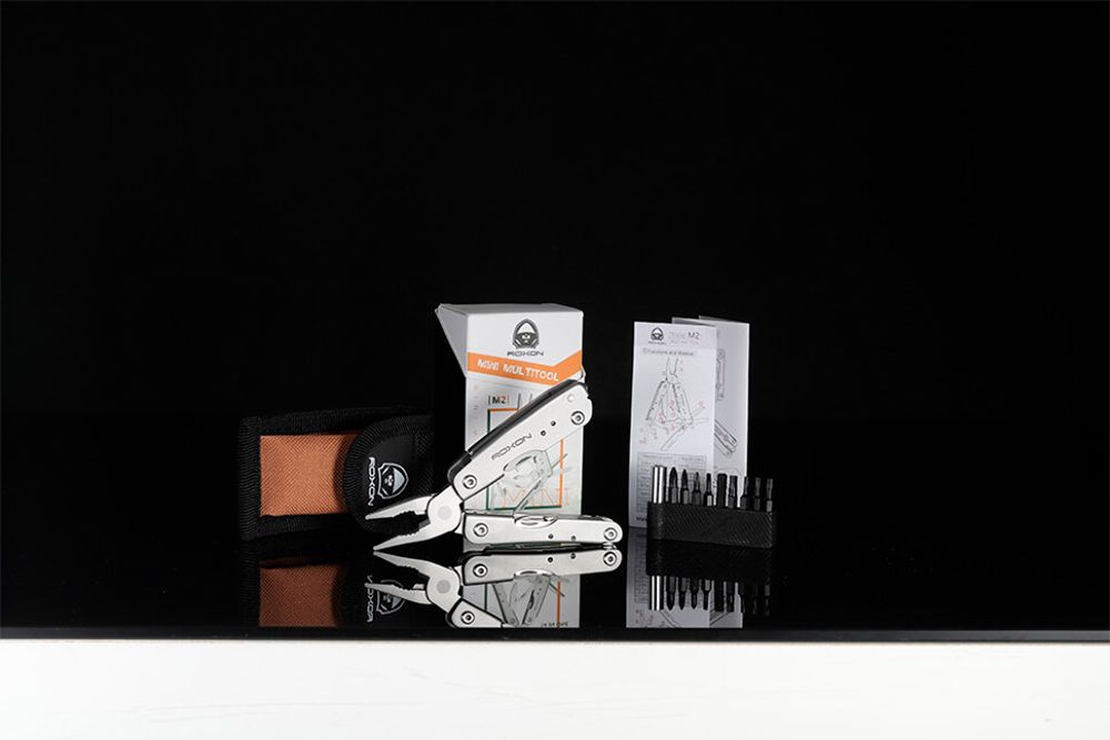 Мультитул Mini M2 — пример нанесения логотипа (Roxon) | Print Logo