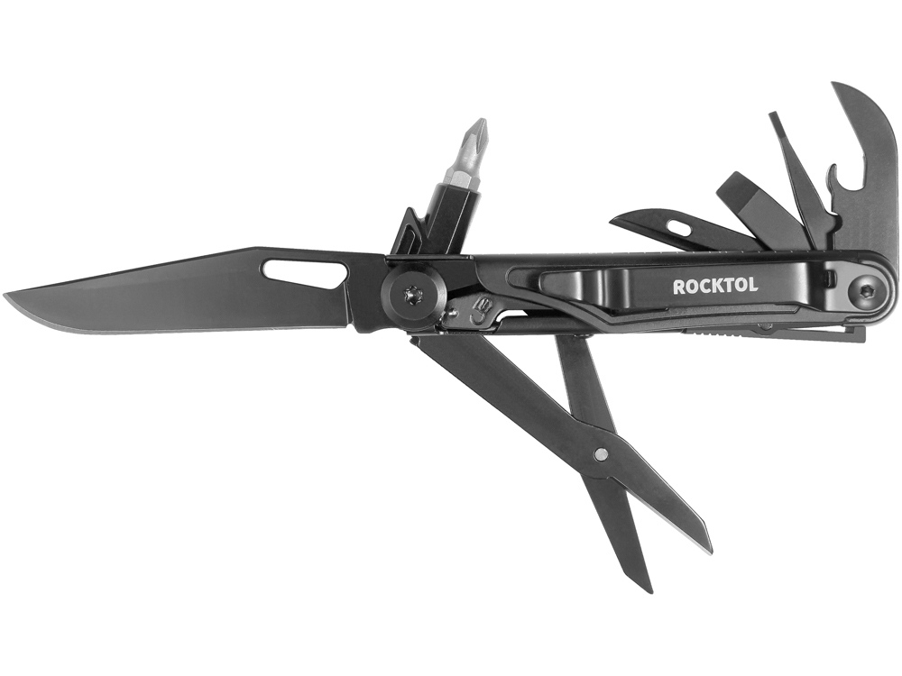 Нож-мультитул Rocktol 12 в 1 фото на сайте  Print Logo.