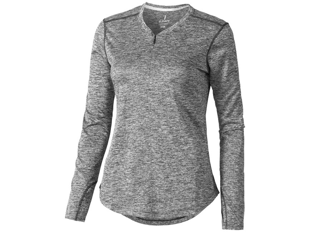 Лонгслив Quadra женский с длинным рукавом с логотипом Elevate | Print Logo