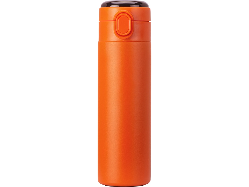 Вакуумная термокружка Waterline с медной изоляцией Bravo, 400 мл, тубус, оранжевый