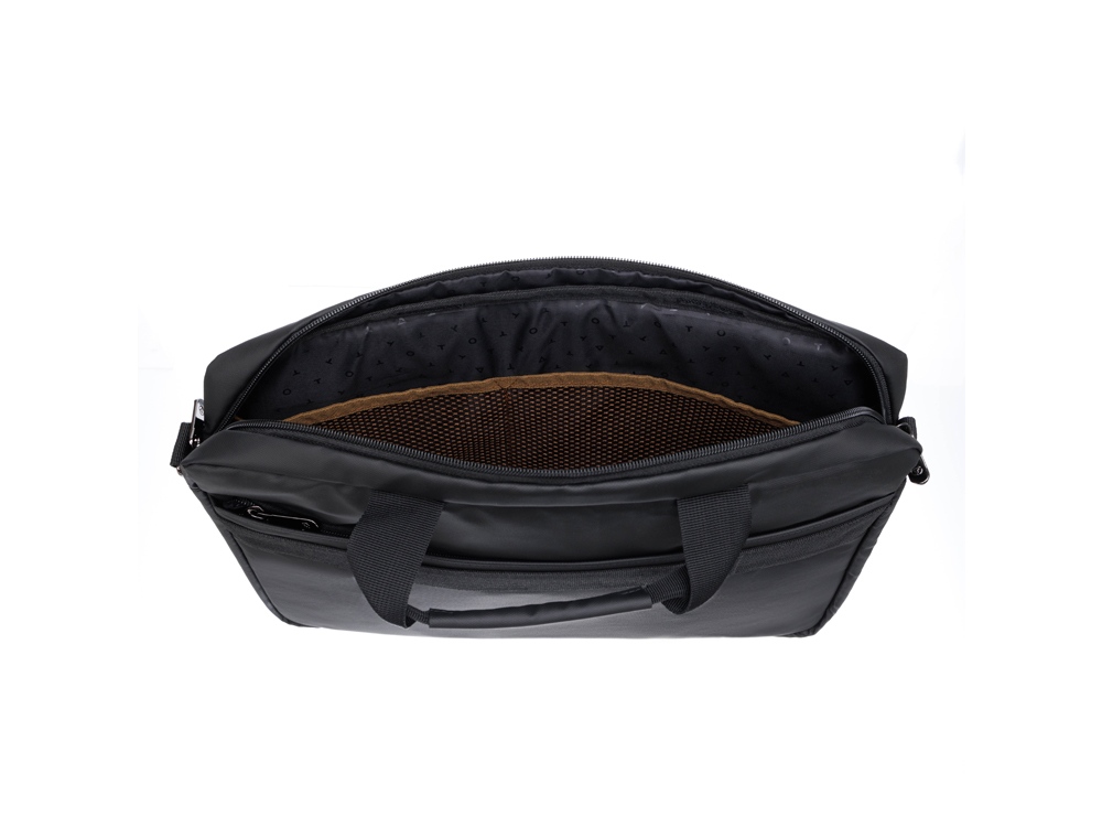 Сумка для ноутбука TORBER ВЕКТОР 14.1'', чёрный, нейлон, 38 х 5 х 26 см, 5л