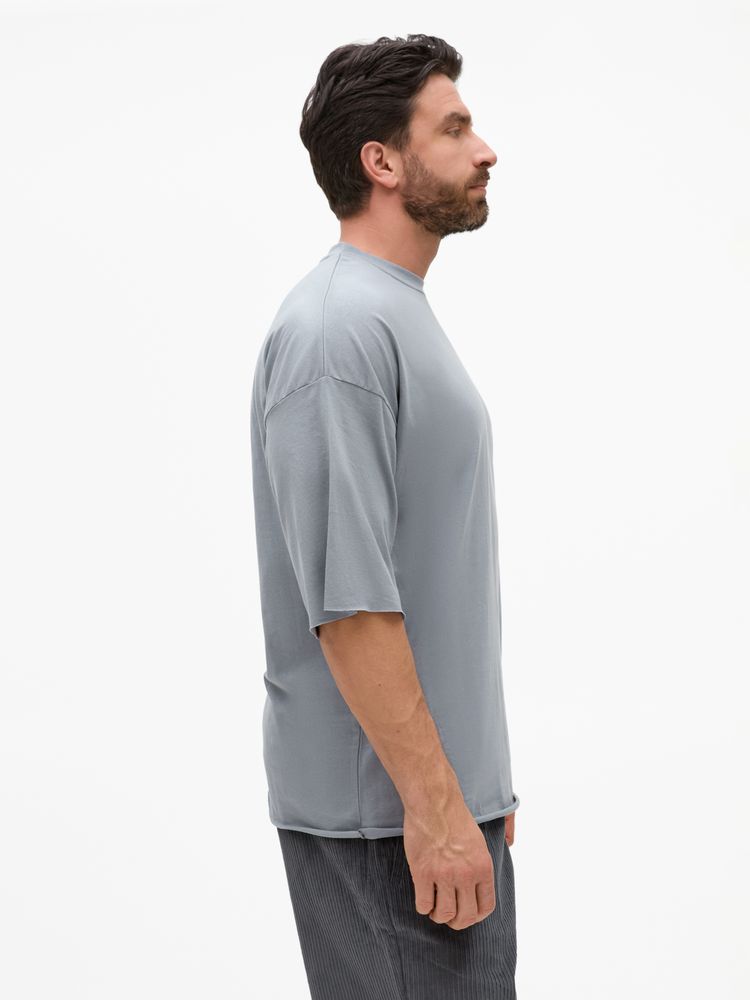 Футболка унисекс T1, серая, размер M/L