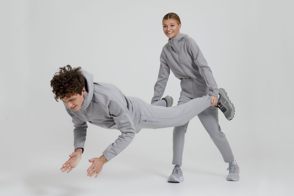 Куртка с капюшоном унисекс Begi, серая, размер L