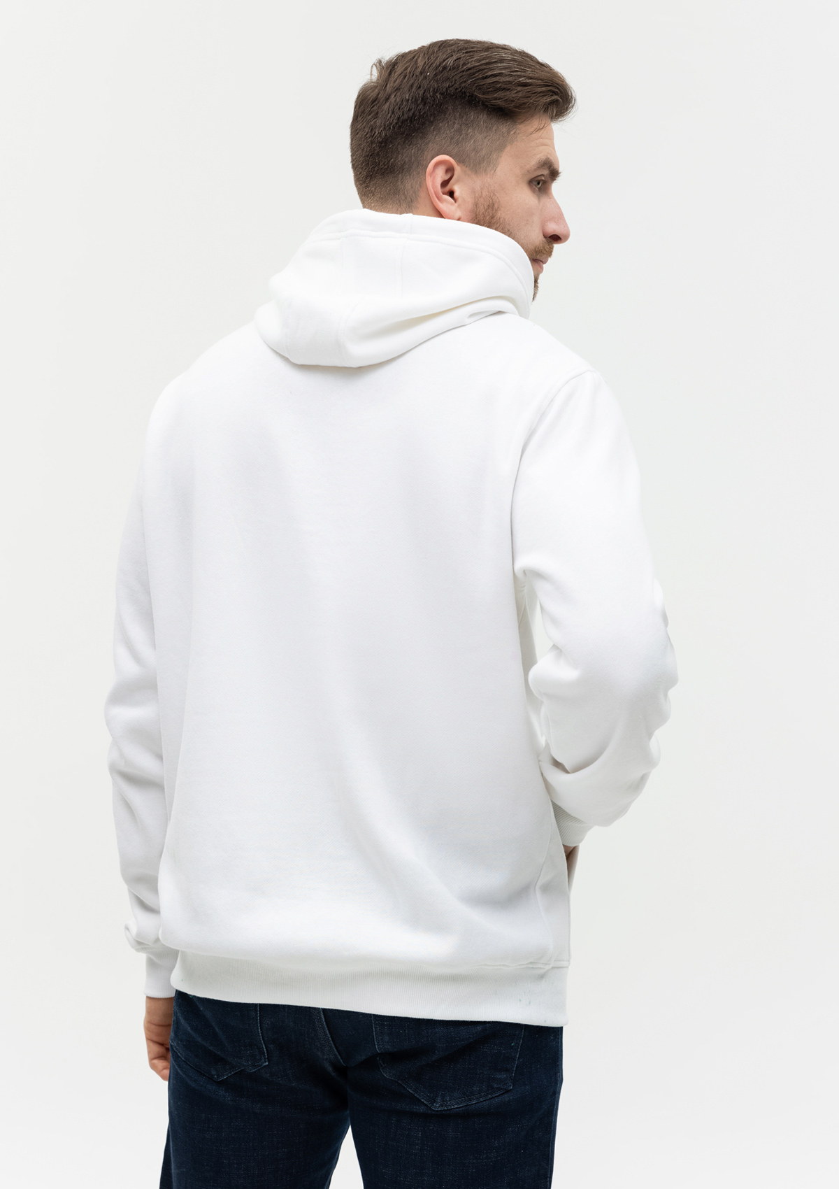 Худи унисекс STAN футер с начёсом 260, 20, Белый,  (10/1)  (40/3XS)