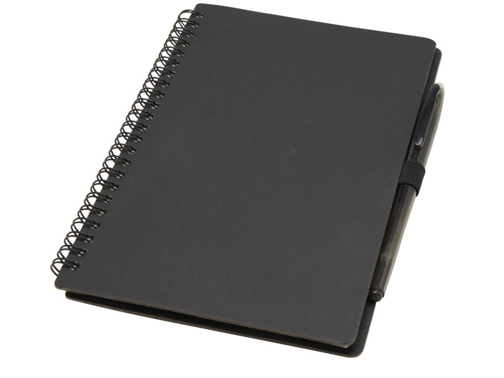 Блокнот А5 Slate с шариковой ручкой с логотипом  | Print Logo