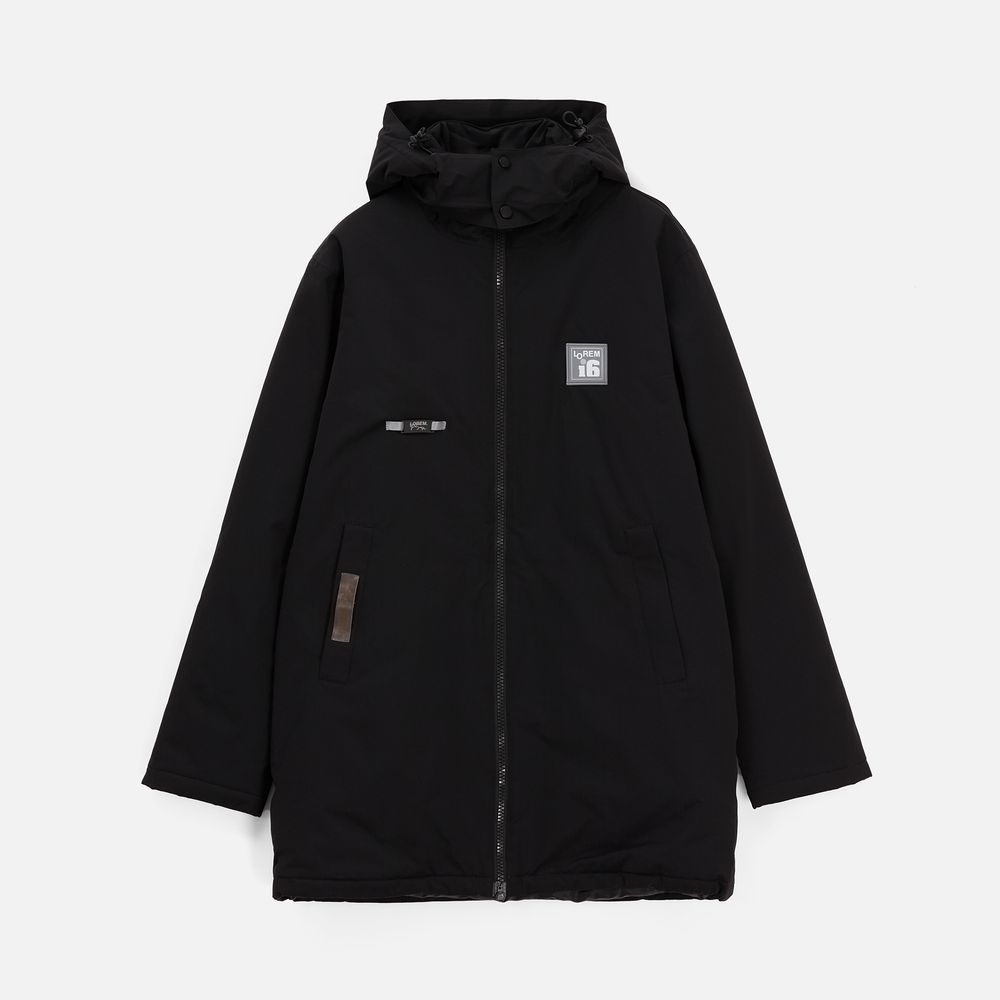 Куртка-парка унисекс Sfera, черная, размер 3XL