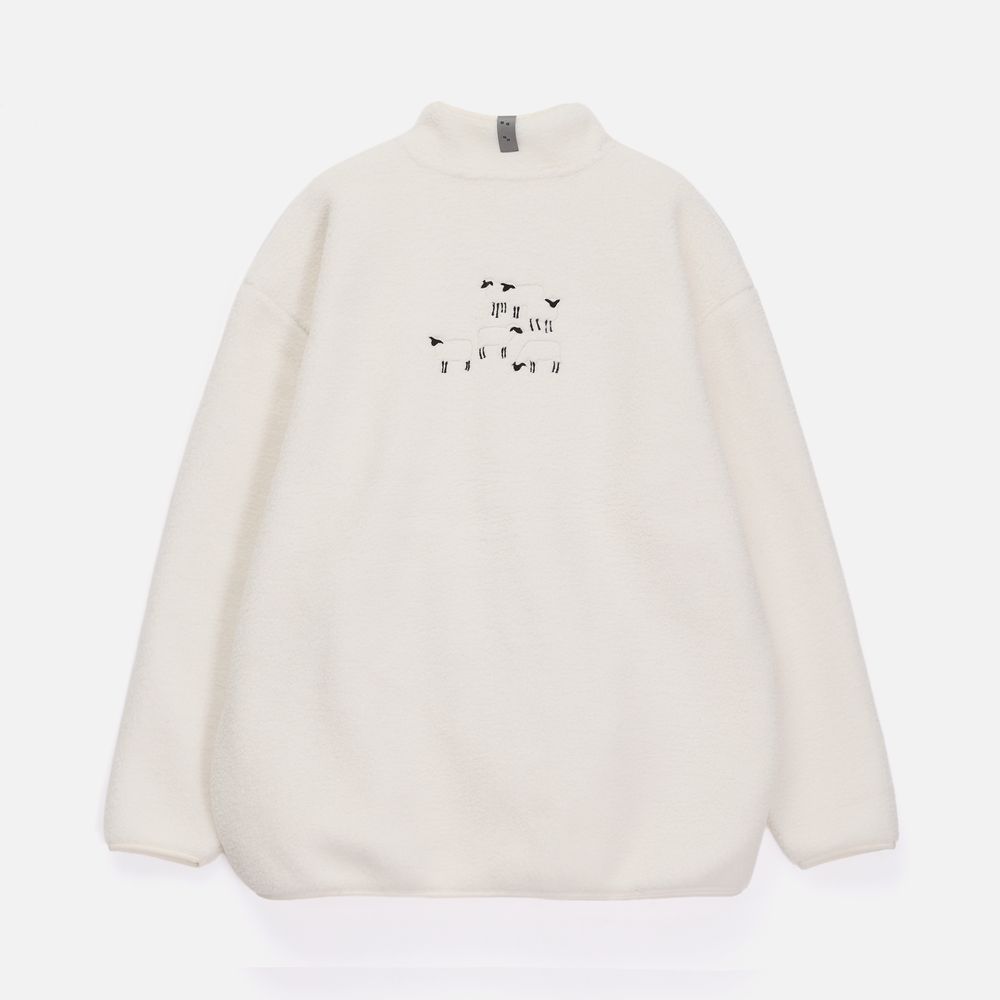 Куртка унисекс Oblako, молочно-белая, размер ХL/ХХL