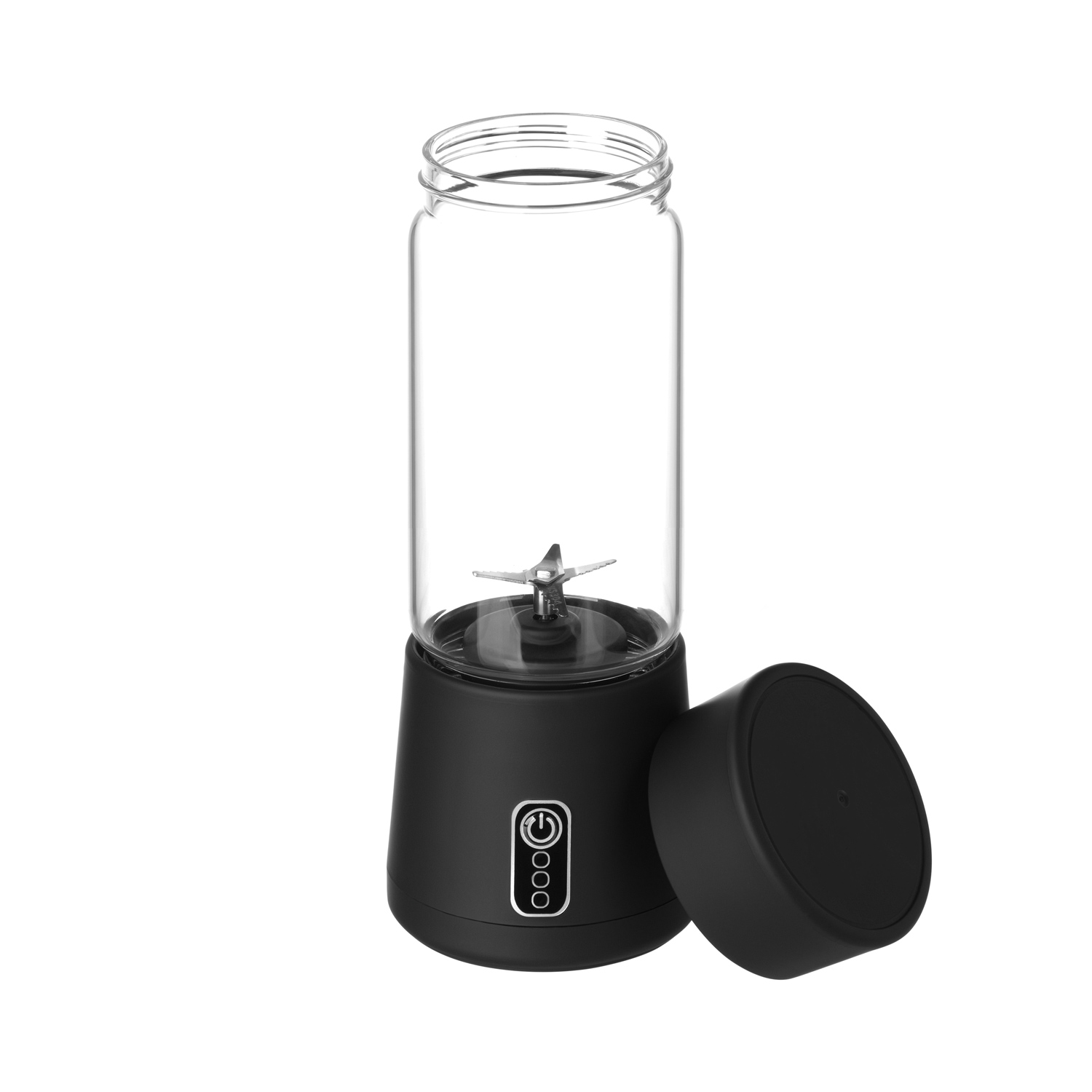 Блендер портативный Феличе (Felice), черный — пример нанесения логотипа (Portobello Электроника Кухня) | Print Logo