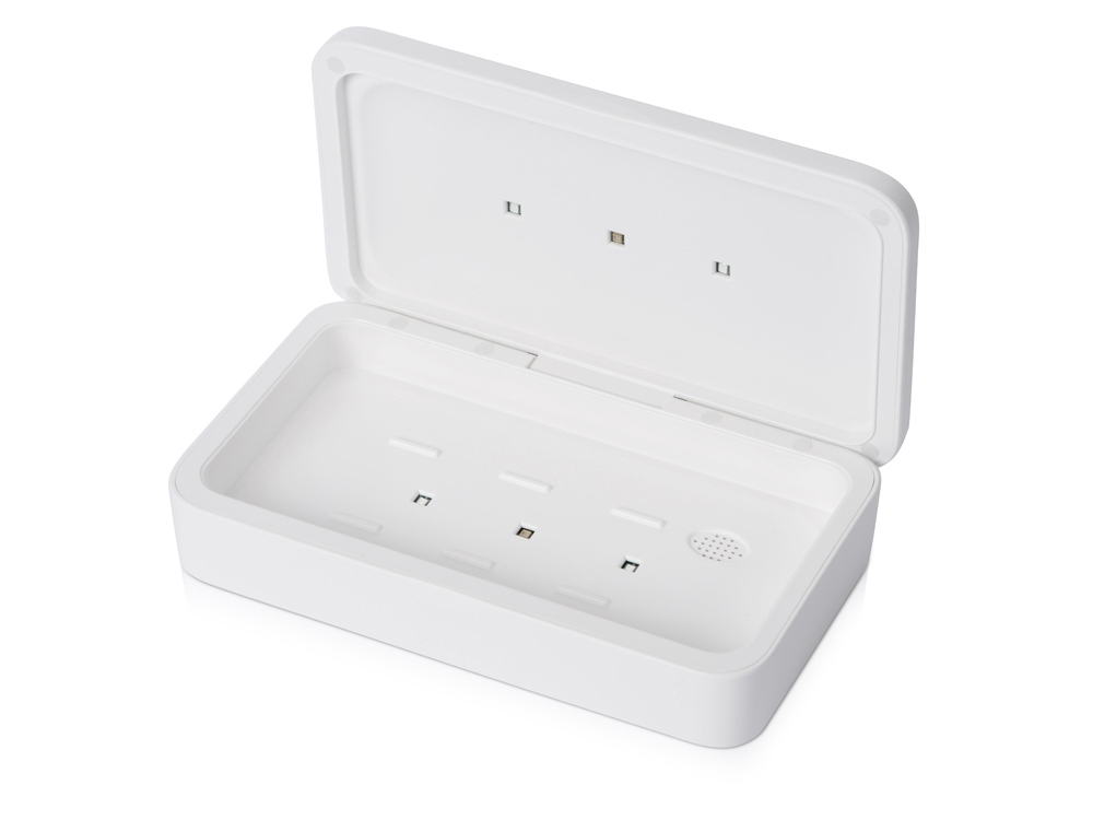 УФ-стерилизатор c функцией беспроводной зарядки Sector, Evolt, белый