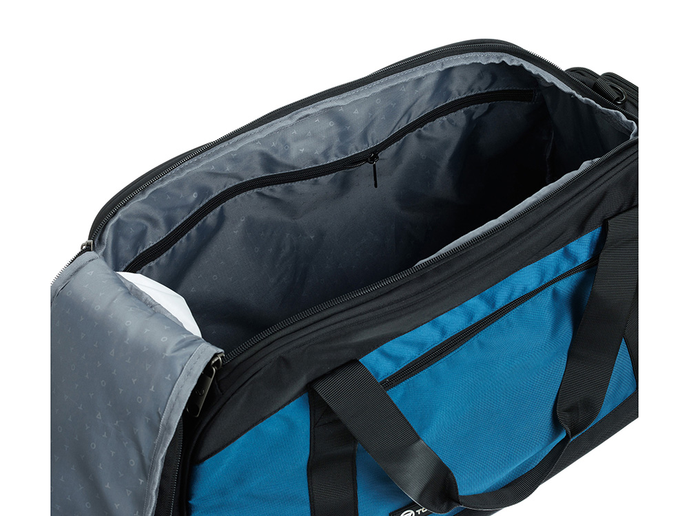 Сумка спортивная TORBER, синий/черный, полиэстер, 52 х 25 х 30 см