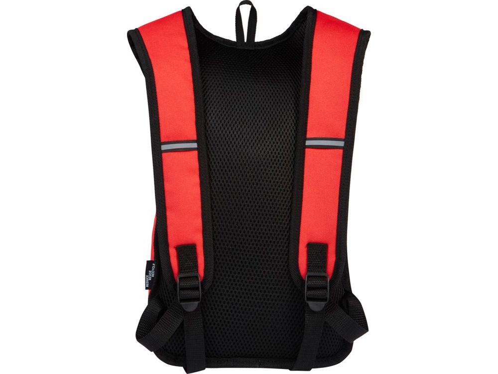 Рюкзак для прогулок Trails объемом 6,5 л, изготовленный из переработанного ПЭТ по стандарту GRS, красный