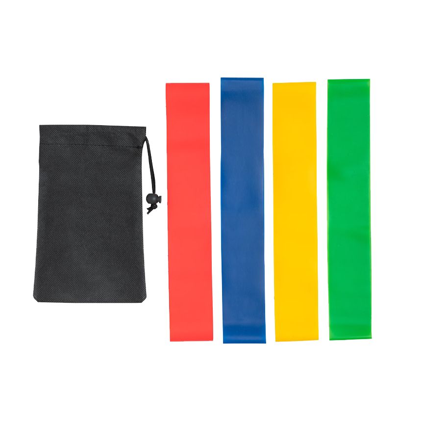 Набор эластичных лент для фитнеса Harper — пример нанесения логотипа () | Print Logo