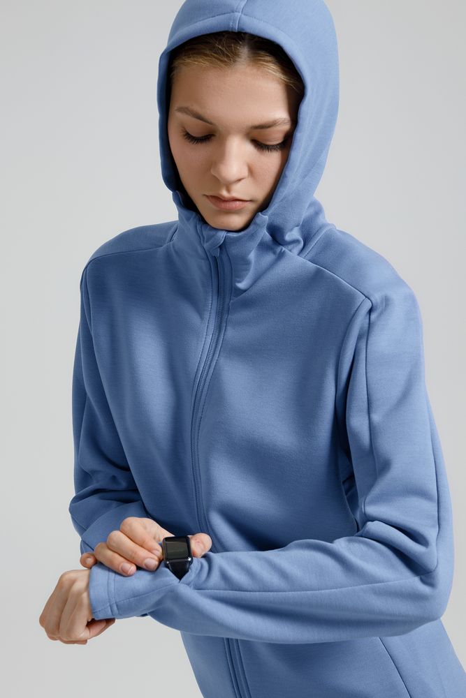 Куртка с капюшоном унисекс Begi, синяя, размер L