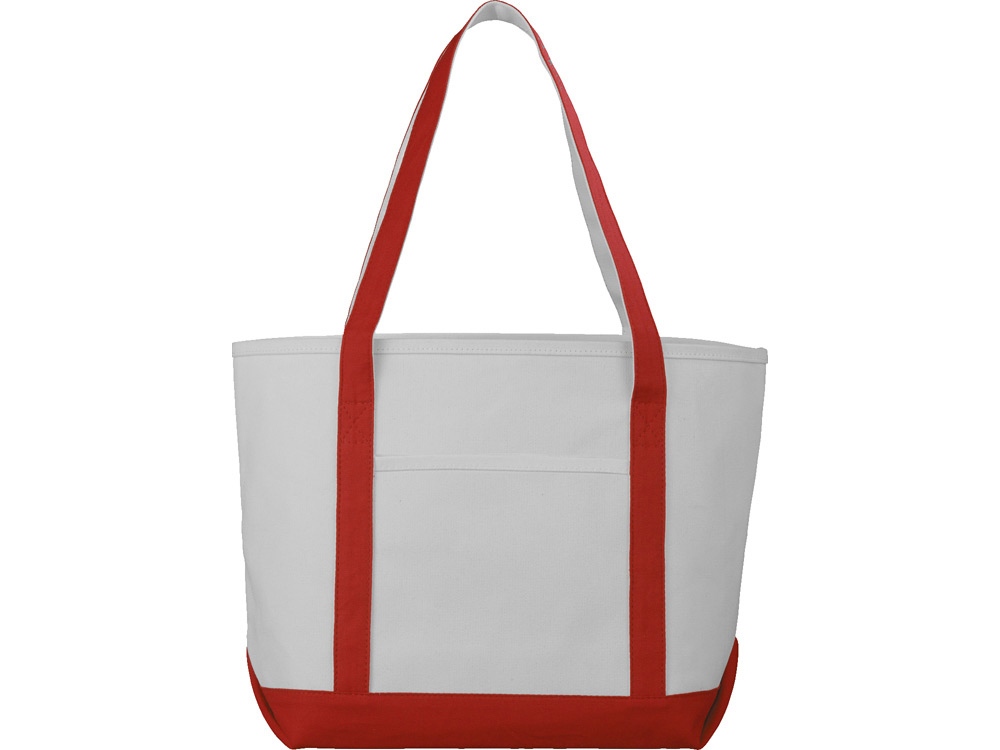Сумка Premium, натуральный/красный