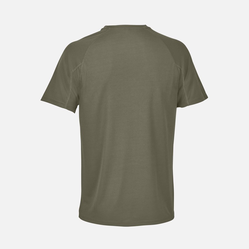 Футболка спортивная унисекс Vortex, темный хаки, размер XS