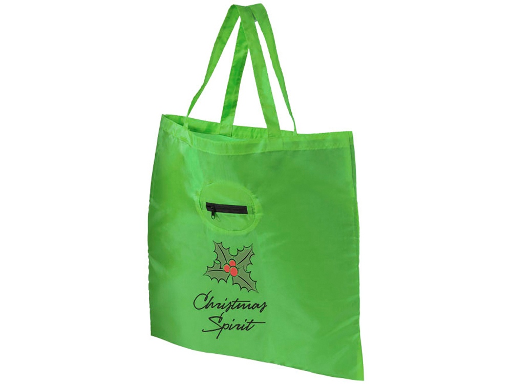 Складная сумка для покупок, лайм