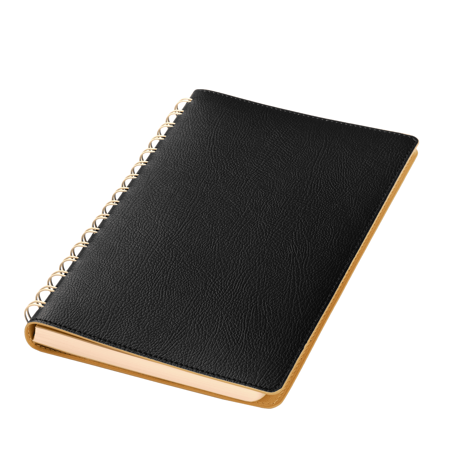 Ежедневник Виста (Vista) недатированный, черный/бежевый