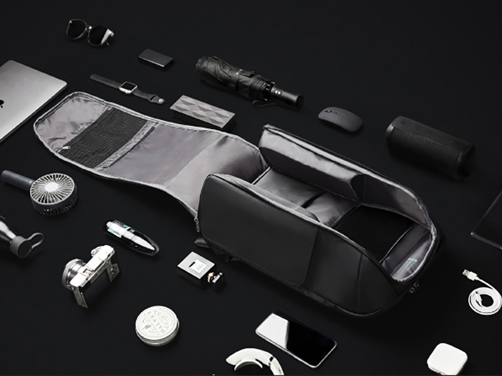 Атикражный рюкзак FlipPack для ноутбука 15.6, черный