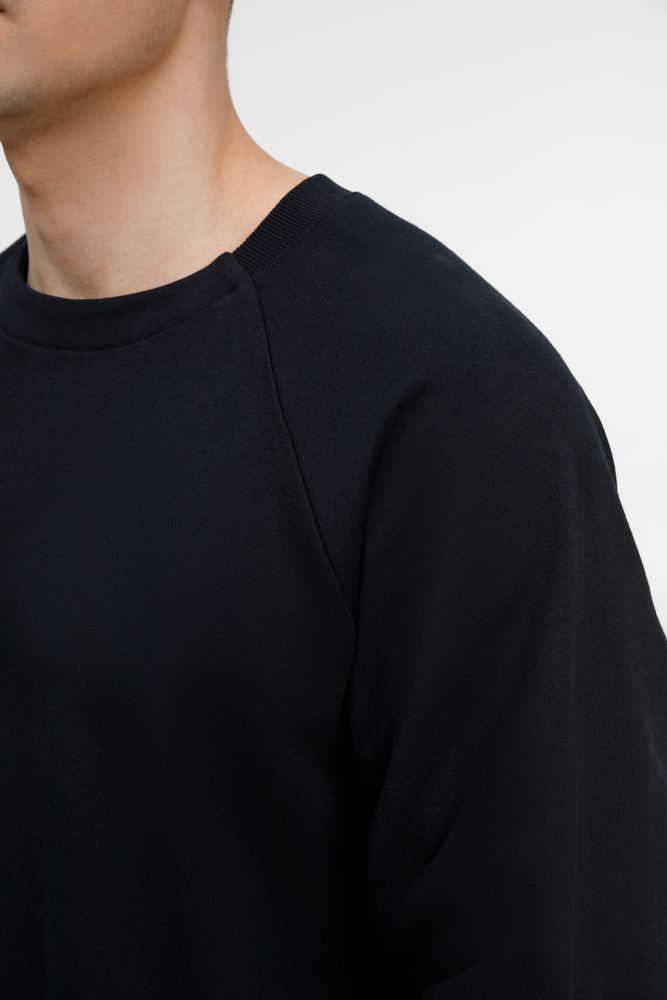 Свитшот унисекс Avenu, черный, размер XL/XXL