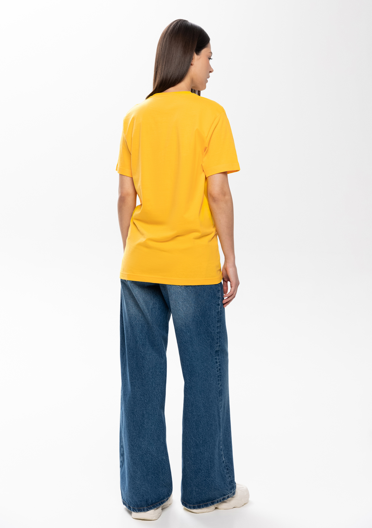 Футболка унисекс без бокового шва STAN хлопок 160, 02, Жёлтый,  (12/1)  (48/M)