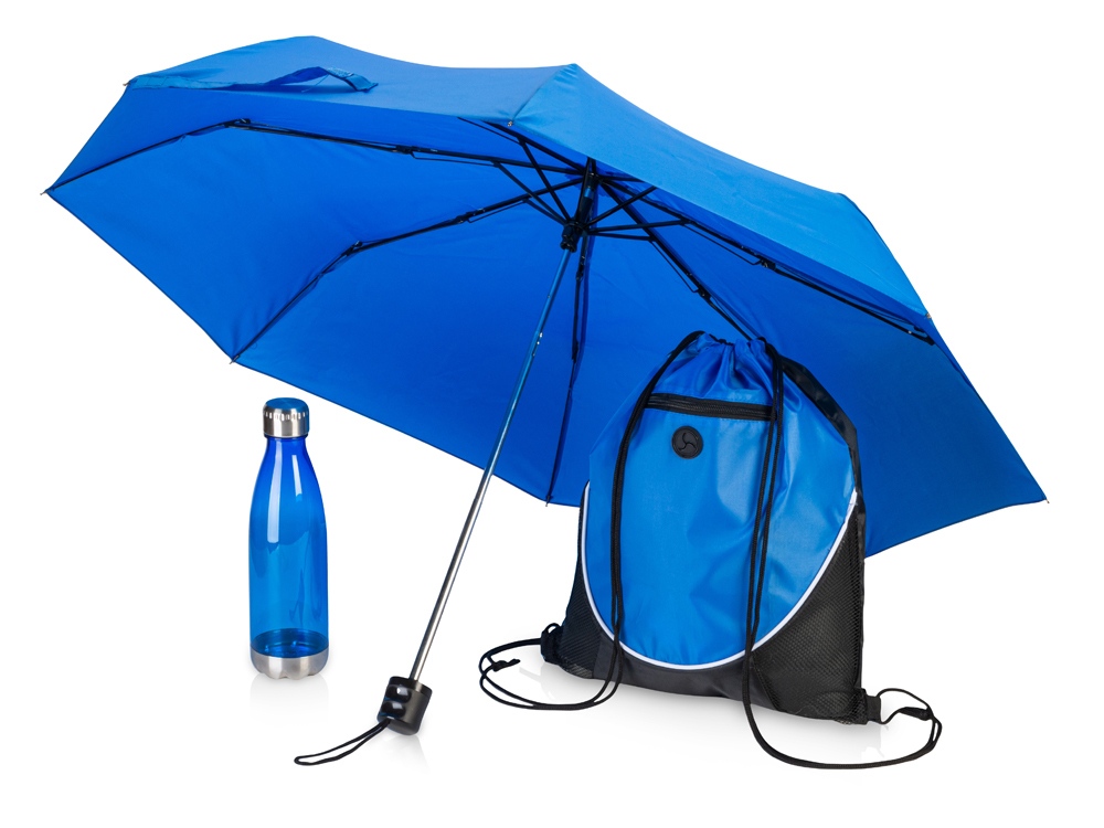 Набор Walk с бутылкой для воды и зонтом с логотипом  | Print Logo