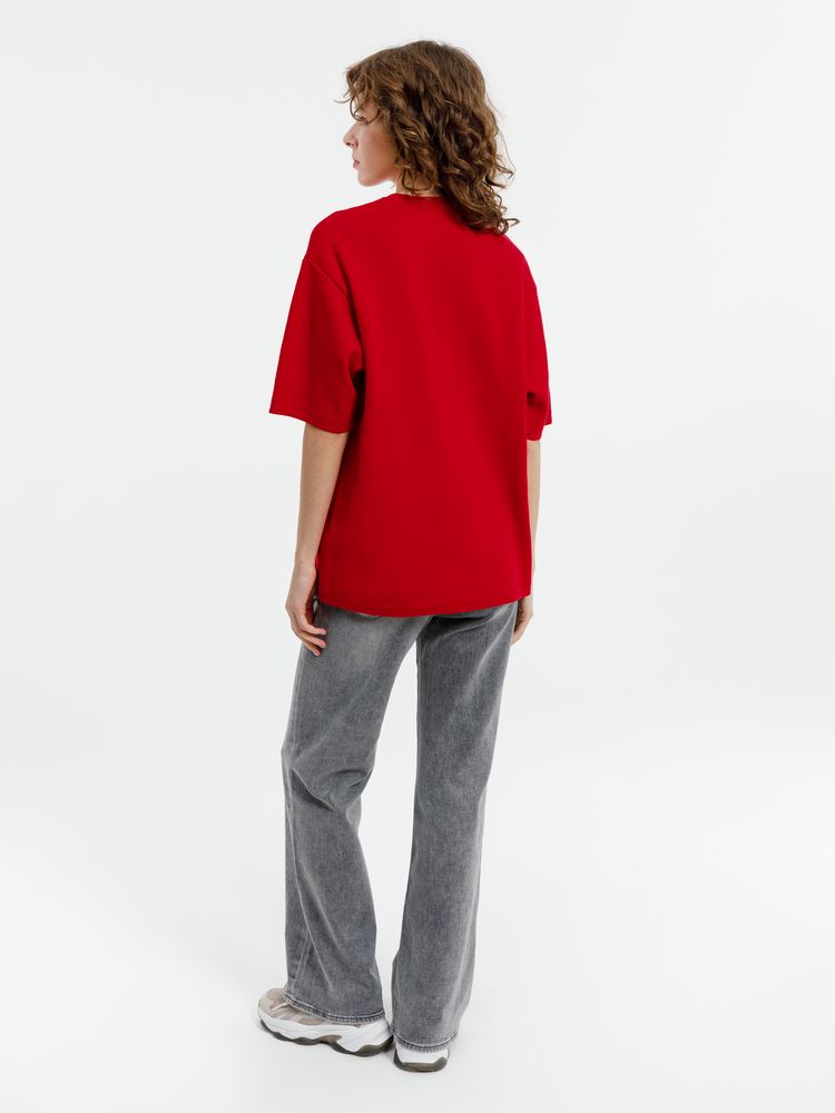 Джемпер с коротким рукавом Siluetti Volumica, красный, размер XL/XXL