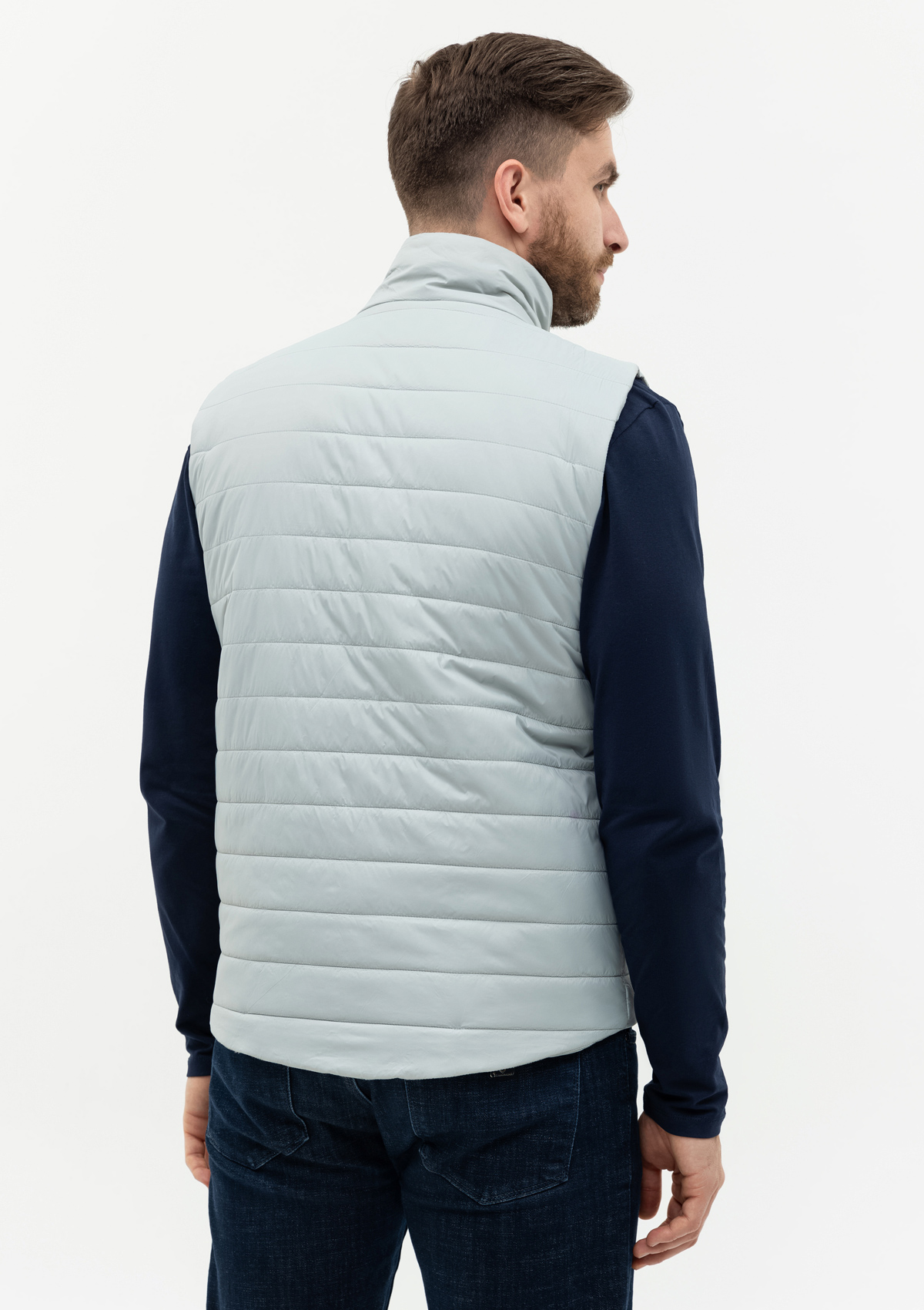 Жилет унисекс утепленный STAN таффета, 65, 87, Светло-серый,  (72)  (56/XXXL)