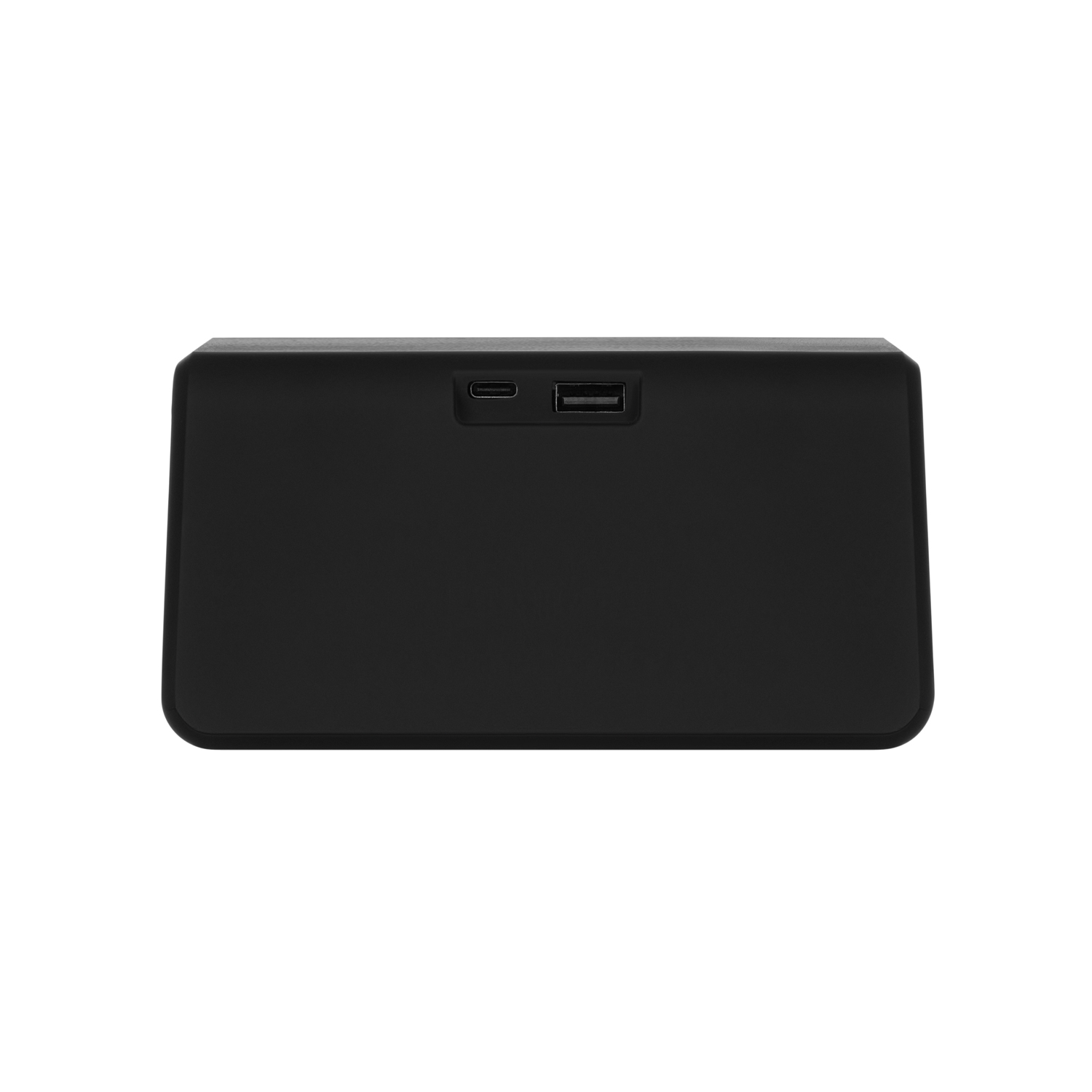 Зарядная станция с часами 15W Флейм (Flame), черная