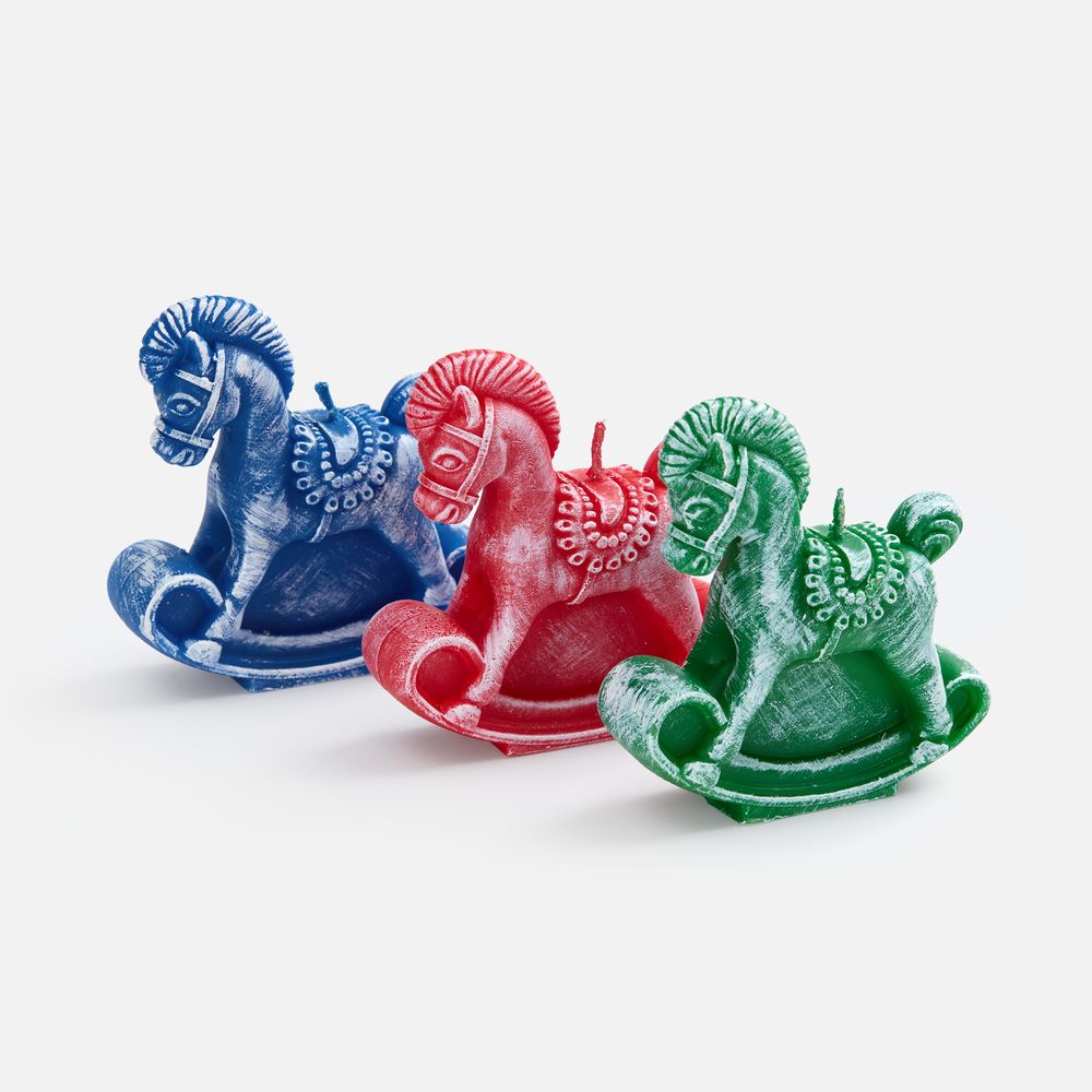 Свеча фигурная «Лошадка-качалка» фото на сайте Print Logo.