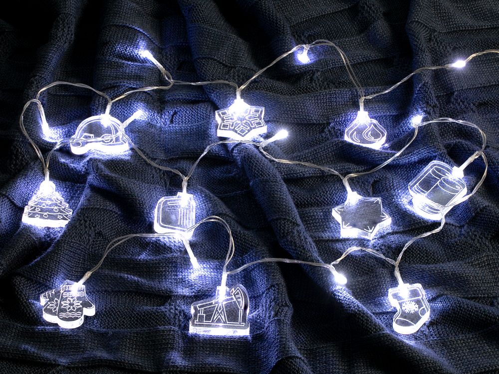 Светодиодная гирлянда Fuel Up — пример нанесения логотипа (сделано в России) | Print Logo