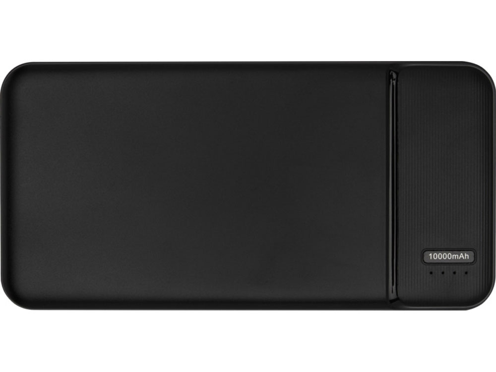 Портативное зарядное устройство Loop емкостью 10 000 мАч, сплошной черный