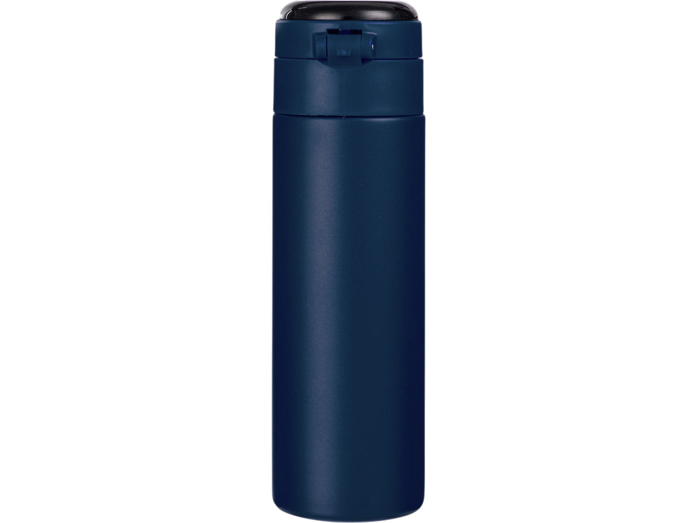 Вакуумная термокружка Waterline с медной изоляцией Bravo, 400 мл, тубус, темно-синий