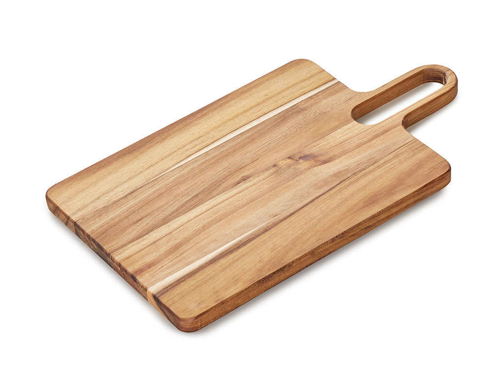 Деревянная доска с длинной ручкой из акации Вэй